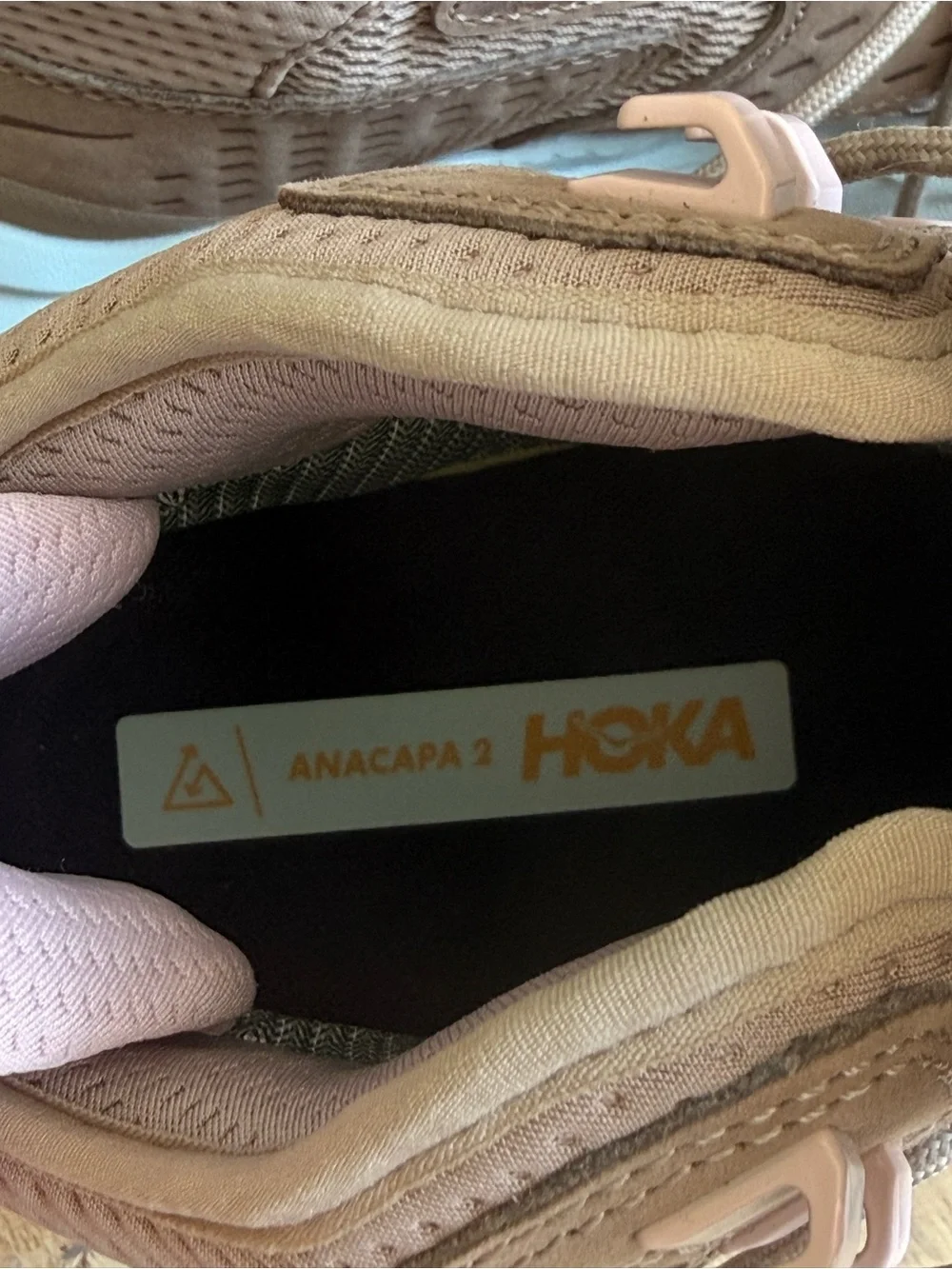 Hoka Anacapa 2 Mid GTX dune ice hiking boots 10